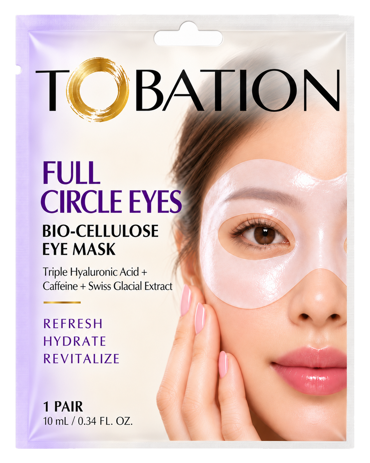 Tobation Full Circle Eyes Bio-Cellulose Eye Mask packet