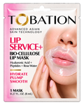 Tobation Lip Service+ Bio-Cellulose Lip Mask single-use packet