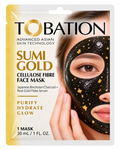 Tobation Sumi Gold Charcoal Fibre Face Mask packet
